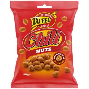 Taffel Chili Nuts Coated Peanuts 150g