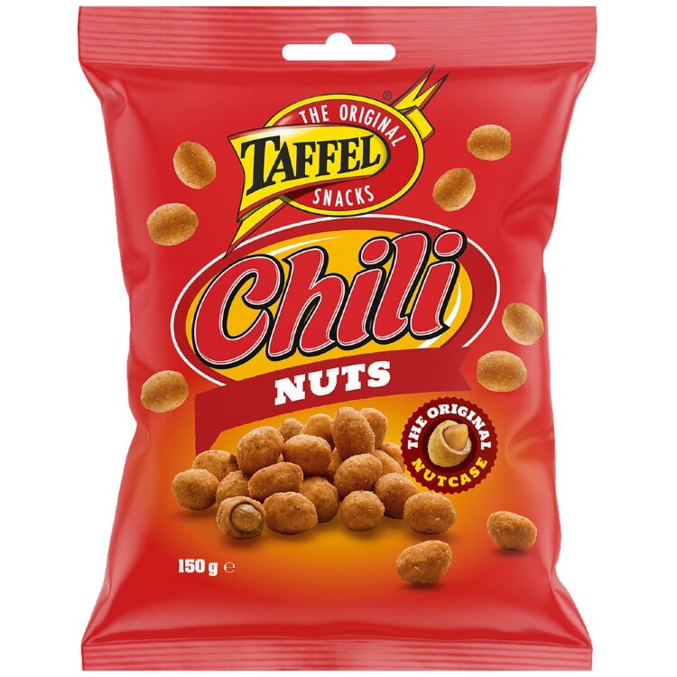 Taffel Chili Nuts Coated Peanuts 150g