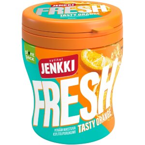 Jenkki Fresh Tasty Orange Xylitol Chewing Gum 70g