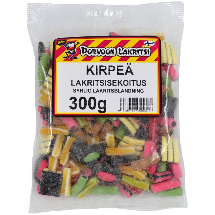 Porvoon Lakritsi Sour Licorice Mix 300g