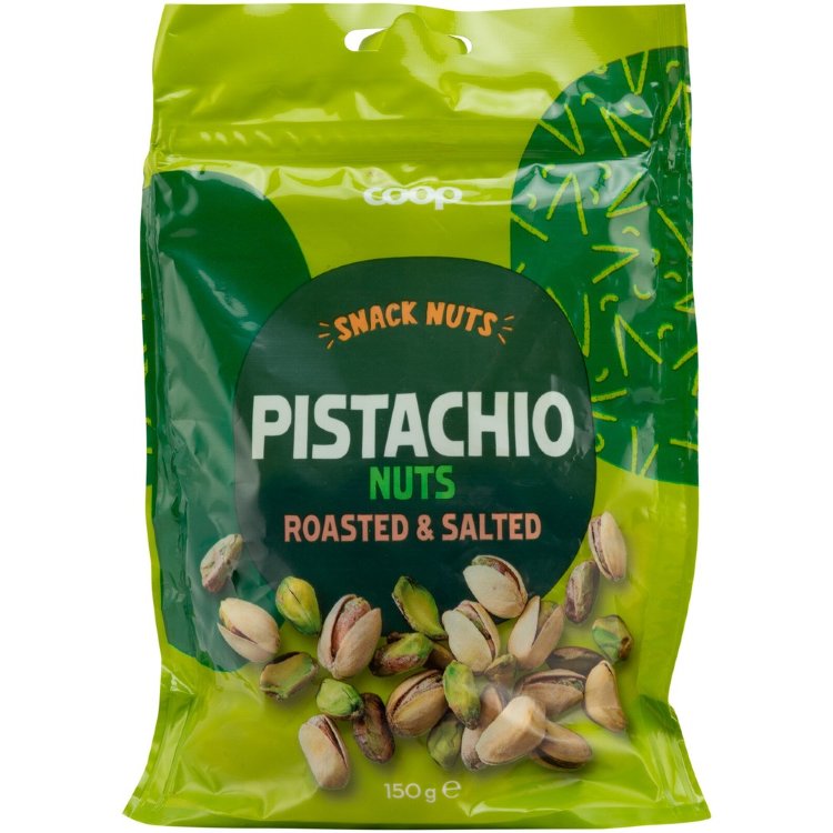 Coop Roasted And Salted Pistachios 150 g