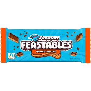 MrBeast Feastables Peanut Butter Milk Chocolate Bar 60g