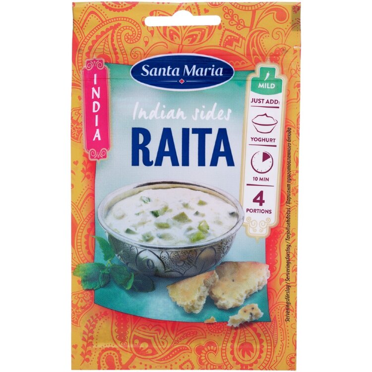 Santa Maria Indian Sides Raita, Mint Flavored Seasoning Mix 8g