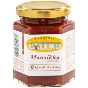 Hommanäs 1771 Strawberry, 0% Added Sugar, 200 g