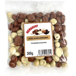 Herkkuset Chocolate Raisin Mix 300g