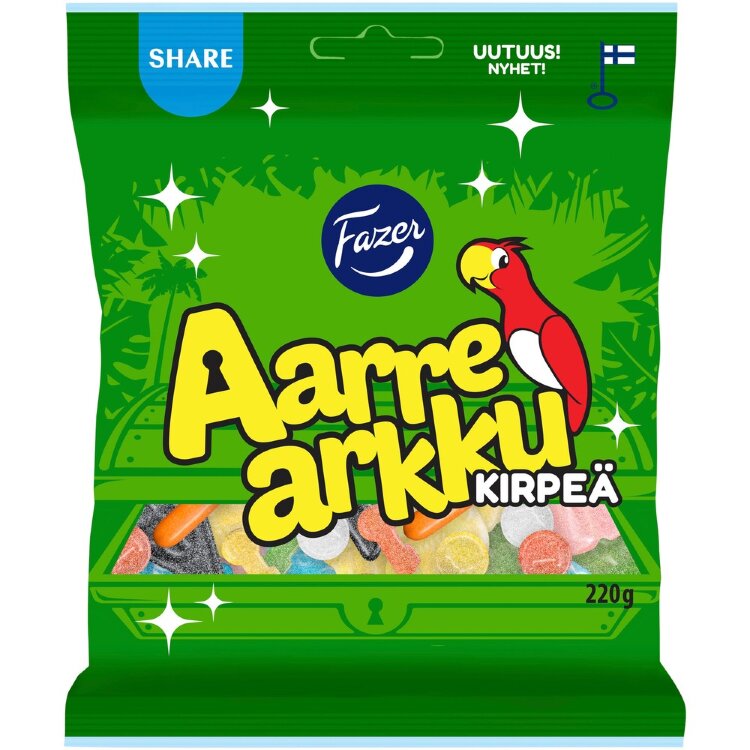 Fazer Treasure Chest Sour Candy Bag 220g