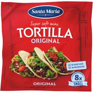 Santa Maria Tortilla Original Small Wheat Tortilla 8 pcs, 200 g