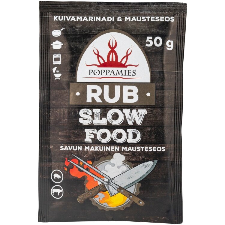 Poppamies Rub Slow Food Spice Mix 50g