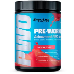 SportLife Nutrition Pre-Workout 250g Watermelon Performance Enhancer Powder