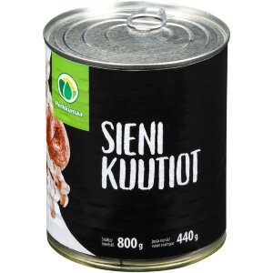 Herkkumaa Mushroom Cubes 800/440g