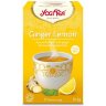 Yogi Tea Organic Ginger Lemon Herbal-Spice-Fruit Tea Ayurvedic 17x1.8g