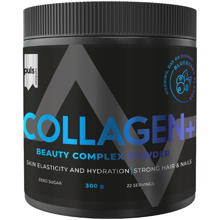 PULS Collagen+ Beauty Collagen Powder Blueberry 300g