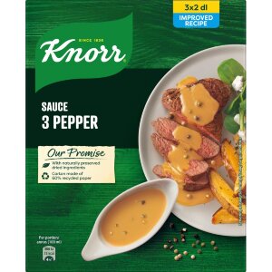 Knorr 3 Pepper Sauce Sauce Base 3x32 g