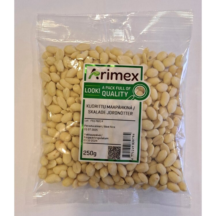 Arimex Peeled Peanuts 250g