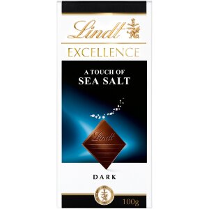 Lindt Excellence Sea Salt Dark Chocolate Bar 100g