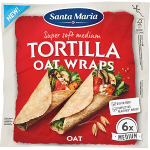 Santa Maria Tortilla Oat Medium Oat Tortilla (6-pack) 240g