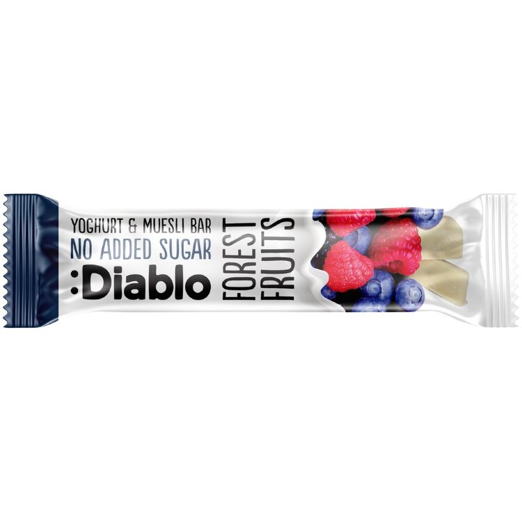 Diablo Yogurt-Wild Berry Muesli Bar 30g