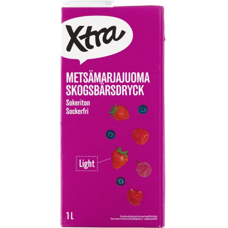 Xtra Sugar-Free Forest Berry Drink 1l