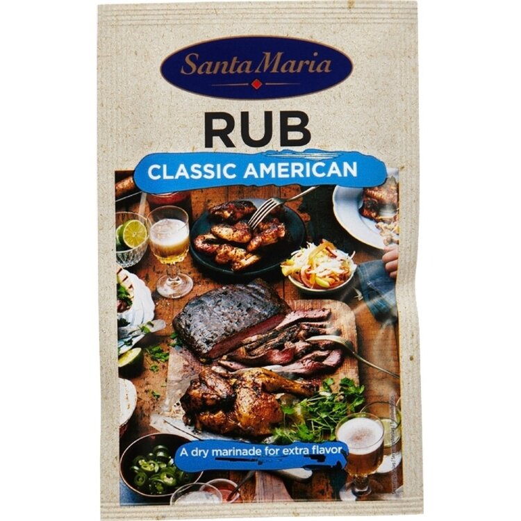 Santa Maria 22G Bbq Rub Classic America Spice Mix
