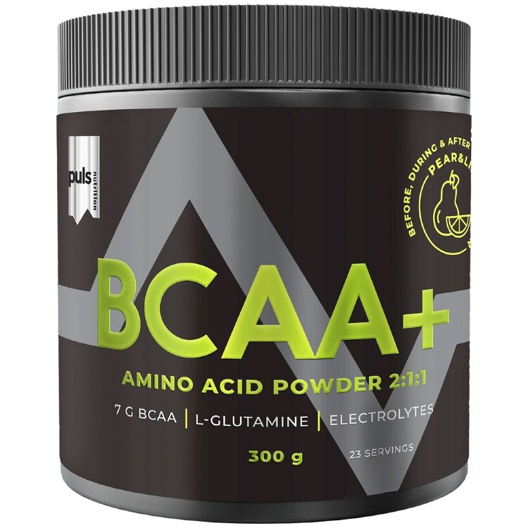PULS BCAA+ 300 g Pear And Lime Flavored Amino Acid Drink Powder