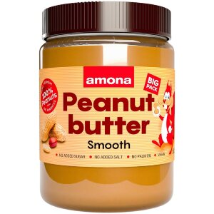 Amona Peanut Butter 100% Smooth 600g