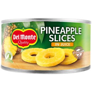 Del Monte 220g Pineapple Slices in Juice