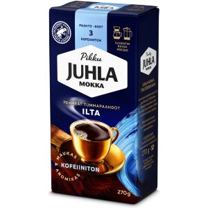 Paulig Juhla Mokka Ilta Decaffeinated Coffee Filter Grind 270g