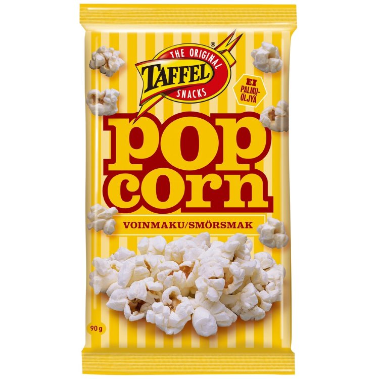 Taffel Popcorn Butter Flavor Microwave Popcorn 90g