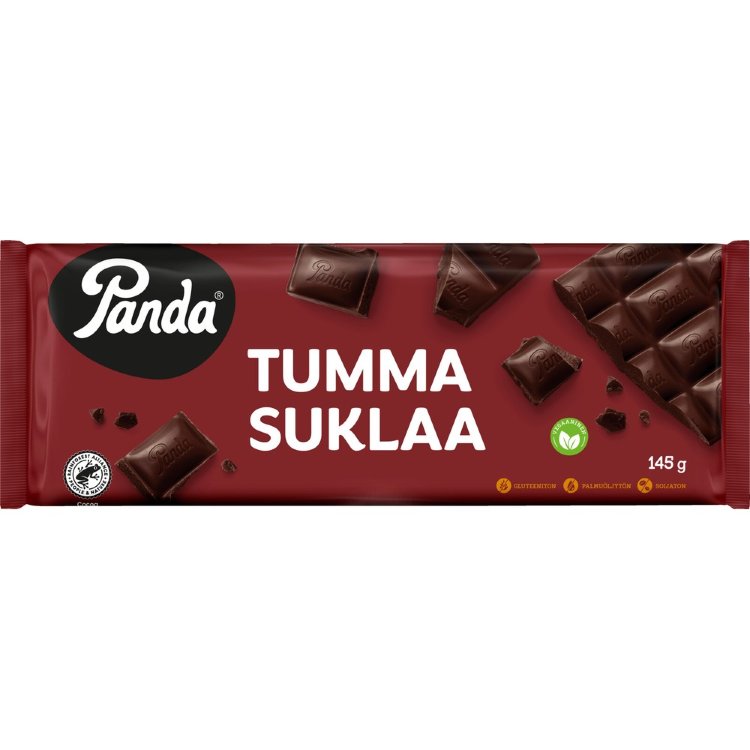 Panda Dark Chocolate Bar 145g