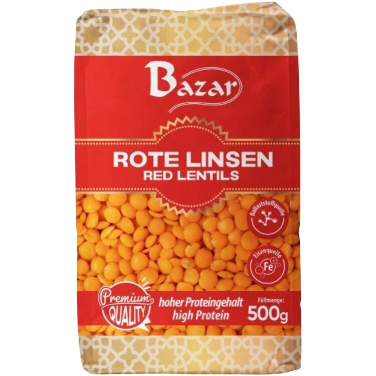 Bazar Red Lentils 500 g