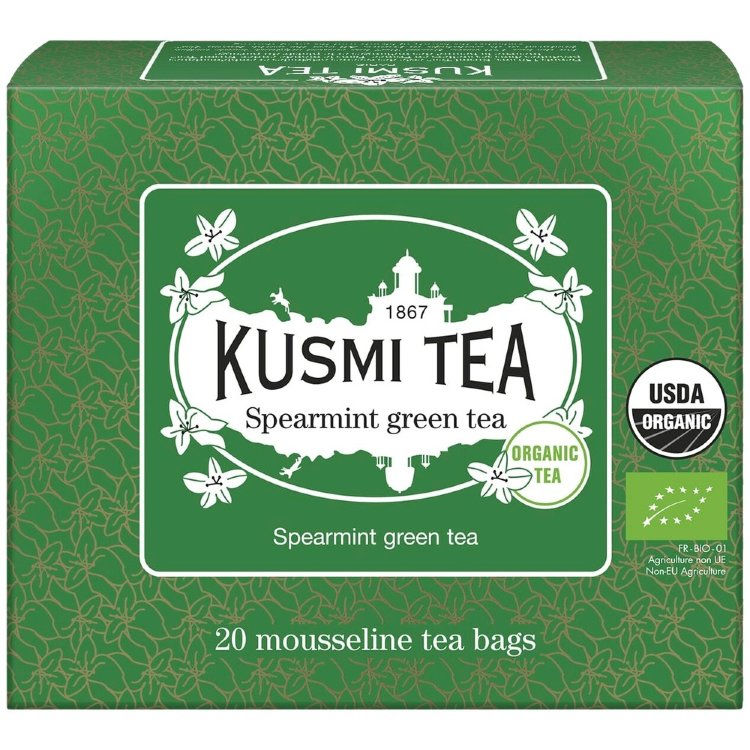 Kusmi Organic Spearmint Green Tea 20x2g