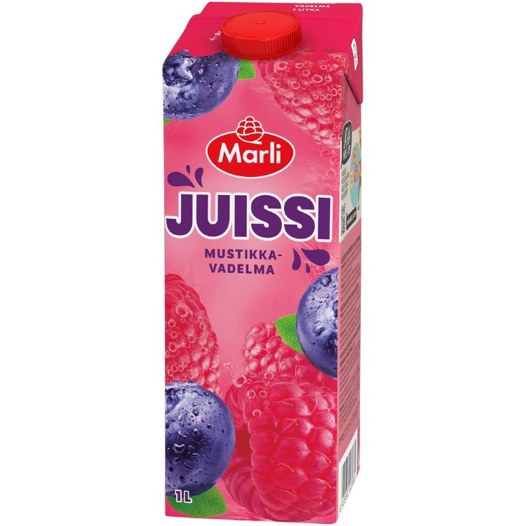 Marli Juissi Blueberry-Raspberry Juice Drink 1 L