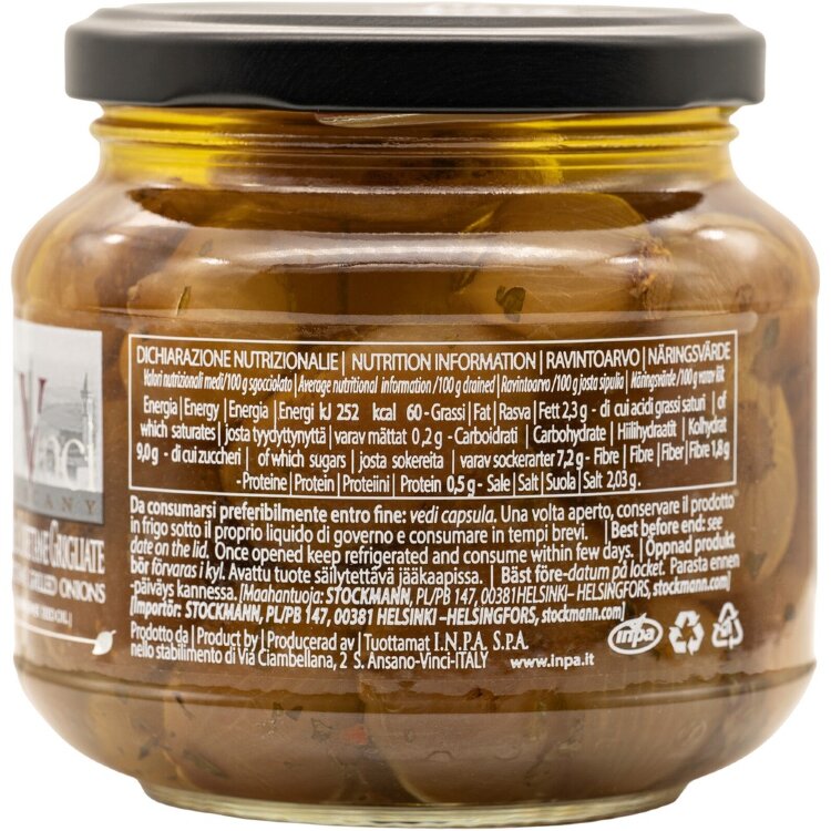 I.n.p.a. S.p.A Da Vinci Grilled Borettane Onions In Oil 280 g