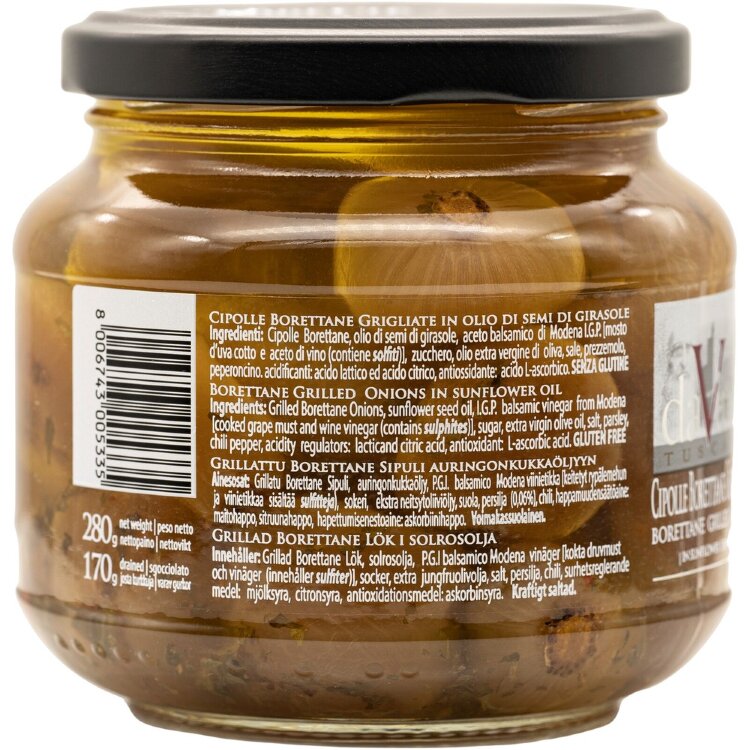 I.n.p.a. S.p.A Da Vinci Grilled Borettane Onions In Oil 280 g