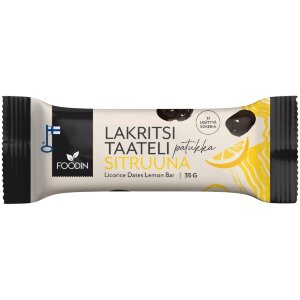 Foodin Licorice Date Bar Lemon 35g