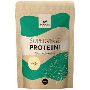 Foodin Supervege, Plant Protein Blend, Vanilla 600g