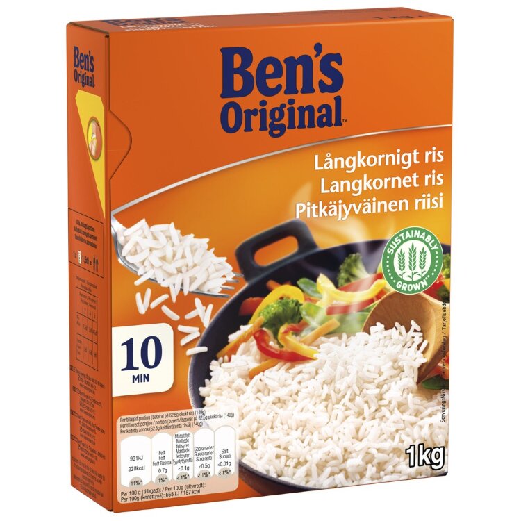 Ben's Original Long Grain Rice 1kg
