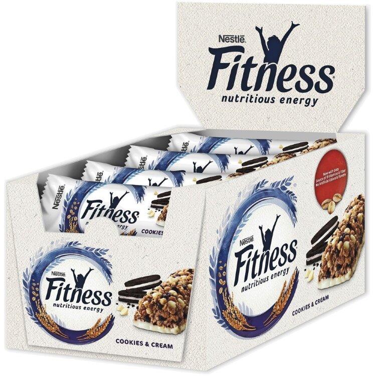 Nestlé Fitness 23.5g Cookies & Cream Cereal Bar