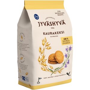 Fazer Jyväshyvä Oat Cookie 100% Oats 350g