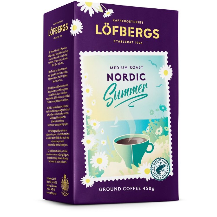 Löfbergs Nordic Filter Coffee 450 g Rainforest Alliance