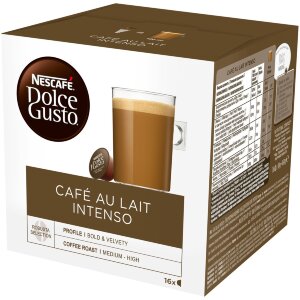Nescafé Dolce Gusto 16caps/160g Café au Lait Intenso Milk Coffee Capsule
