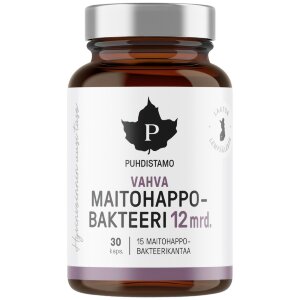 Puhdistamo Strong Lactic Acid Bacteria 12 Billion 30 Caps
