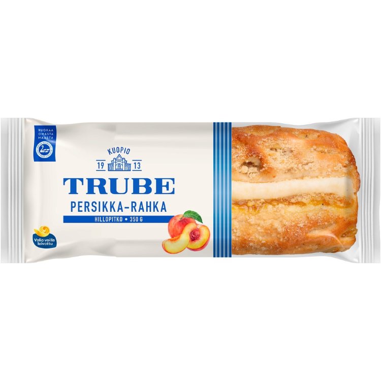Trube Peach-curd Jam Braid 350 g Peach-curd Filled Sweet Roll