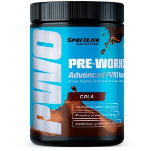 SportLife Nutrition Pre-Workout 250g Cola Performance Enhancer Drink Powder