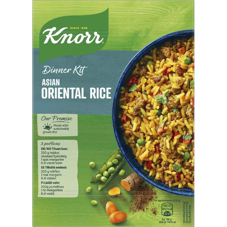 Knorr Oriental Rice Meal Ingredient 252 g 3-4 Servings