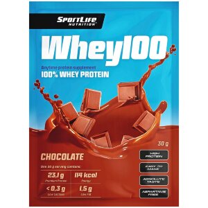 SportLife Nutrition Whey100 30g Chocolate Whey Protein Powder