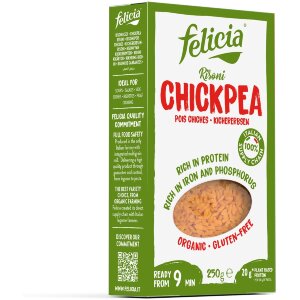 Felicia 250g Risoni Chickpea Pasta Organic Gluten-Free