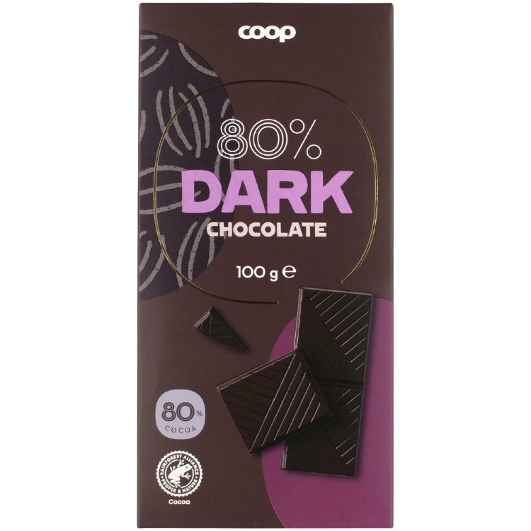 Coop Dark Chocolate 80% 100 g