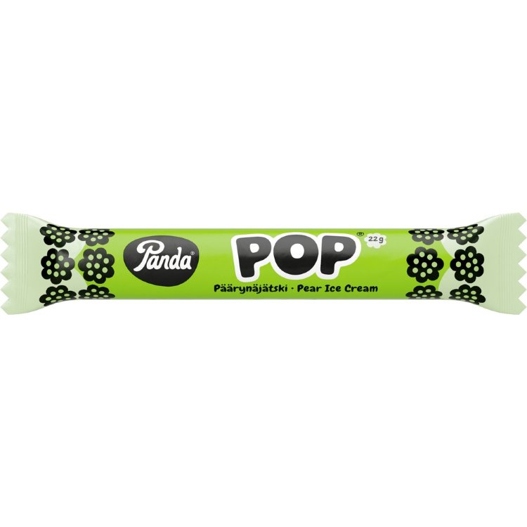 Panda Pop Pear Ice Cream Filled Licorice Bar 22g