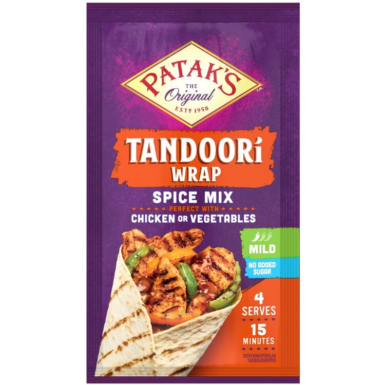 Patak's Tandoori Wrap Spice Mix 25g